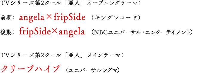 OPテーマ：angela×fripSide「僕は僕であって」